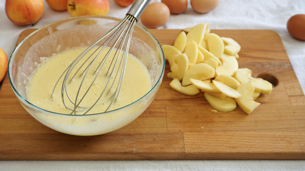 Tarta de manzana con aceite de oliva