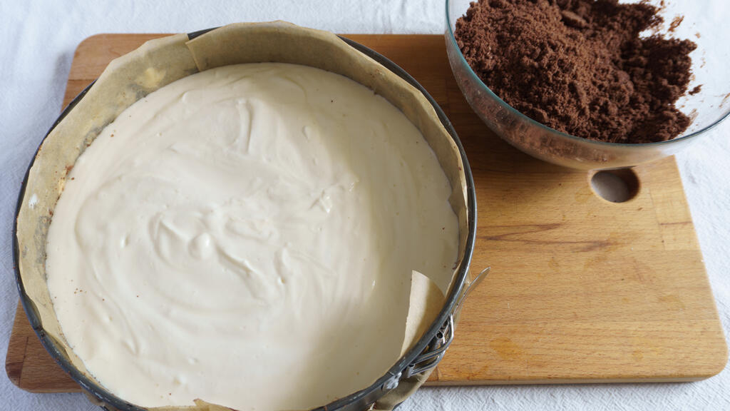 Tarta de ricotta y chocolate