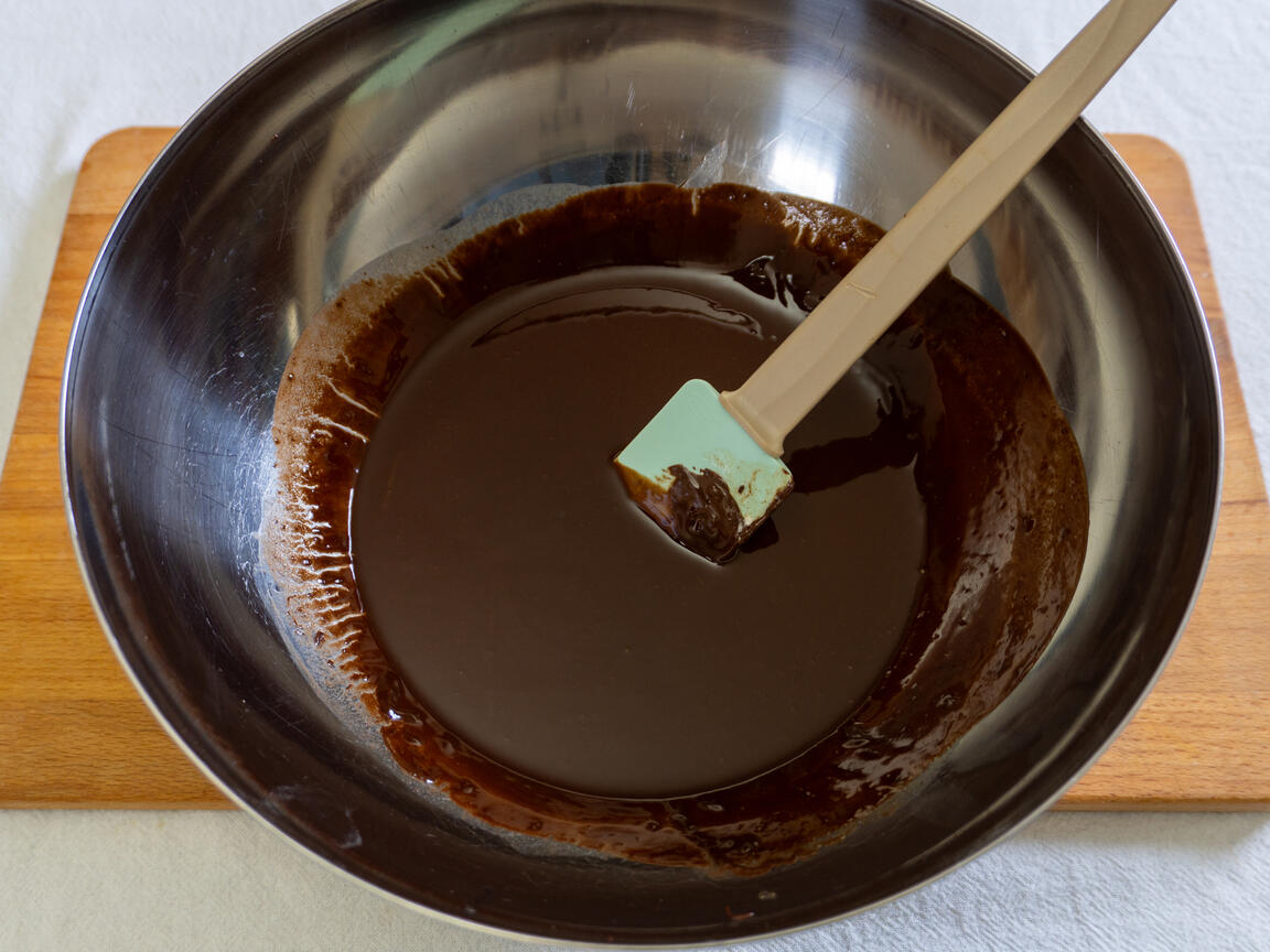 Brownies au chocolat et aux noix - étape 1