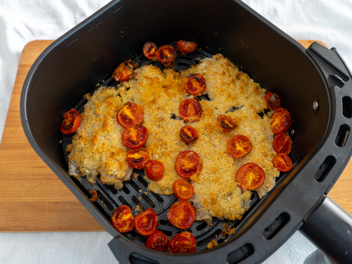 Cabillaud gratiné à la friteuse à air - étape 5