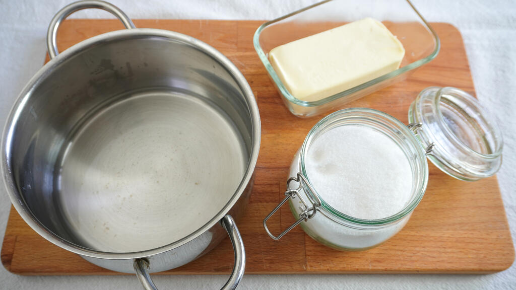 Choux à la crème - étape 1