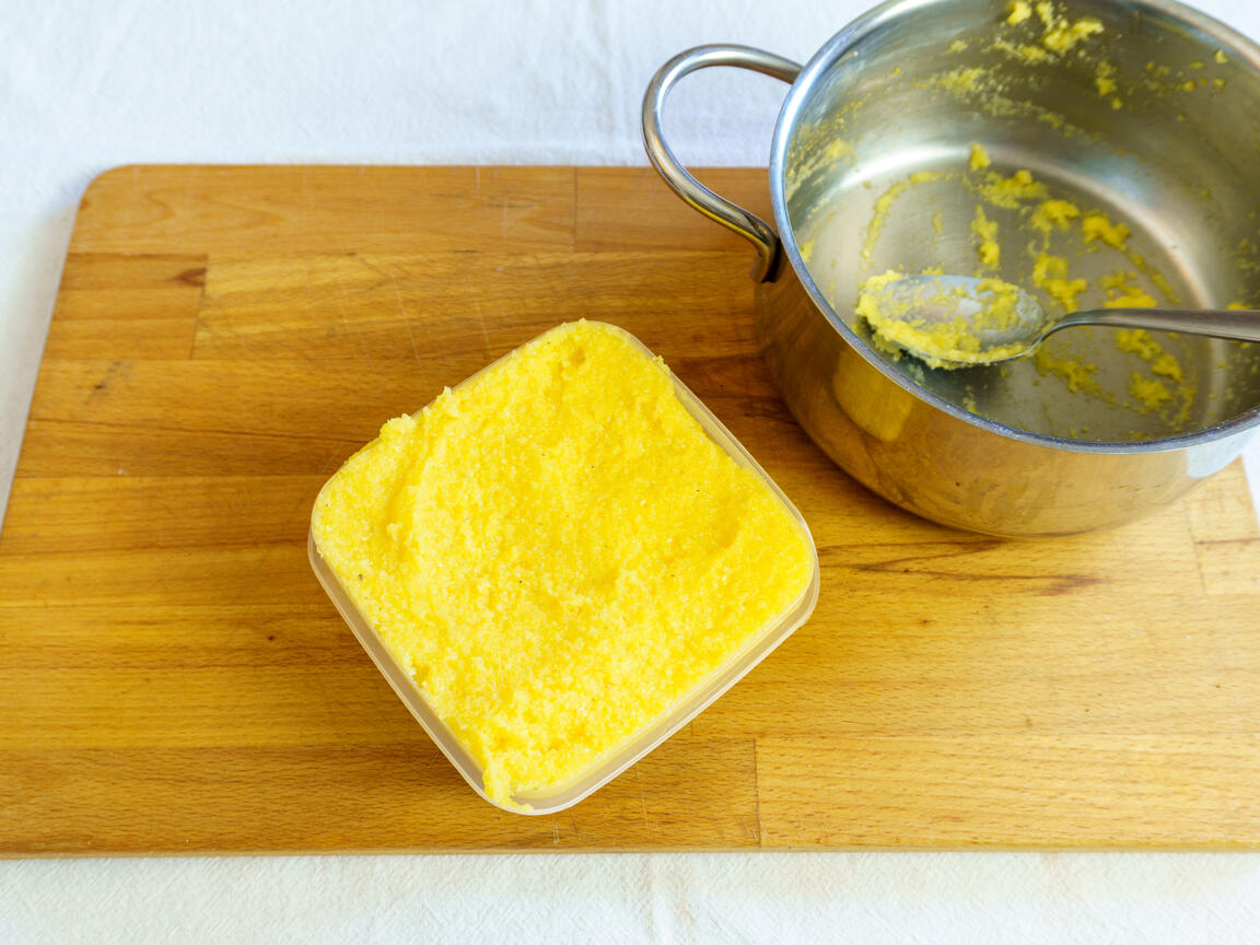 Crostini de polenta - étape 2