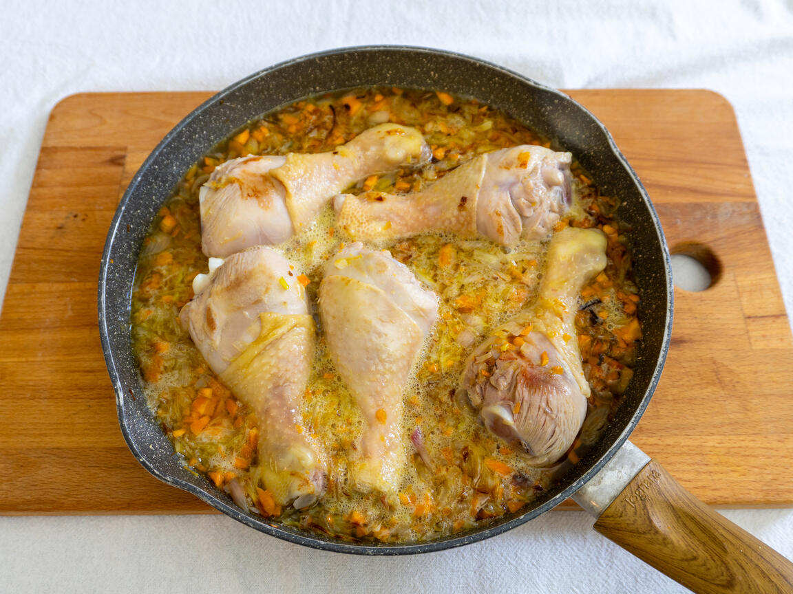Cuisses de poulet à la bière - étape 3
