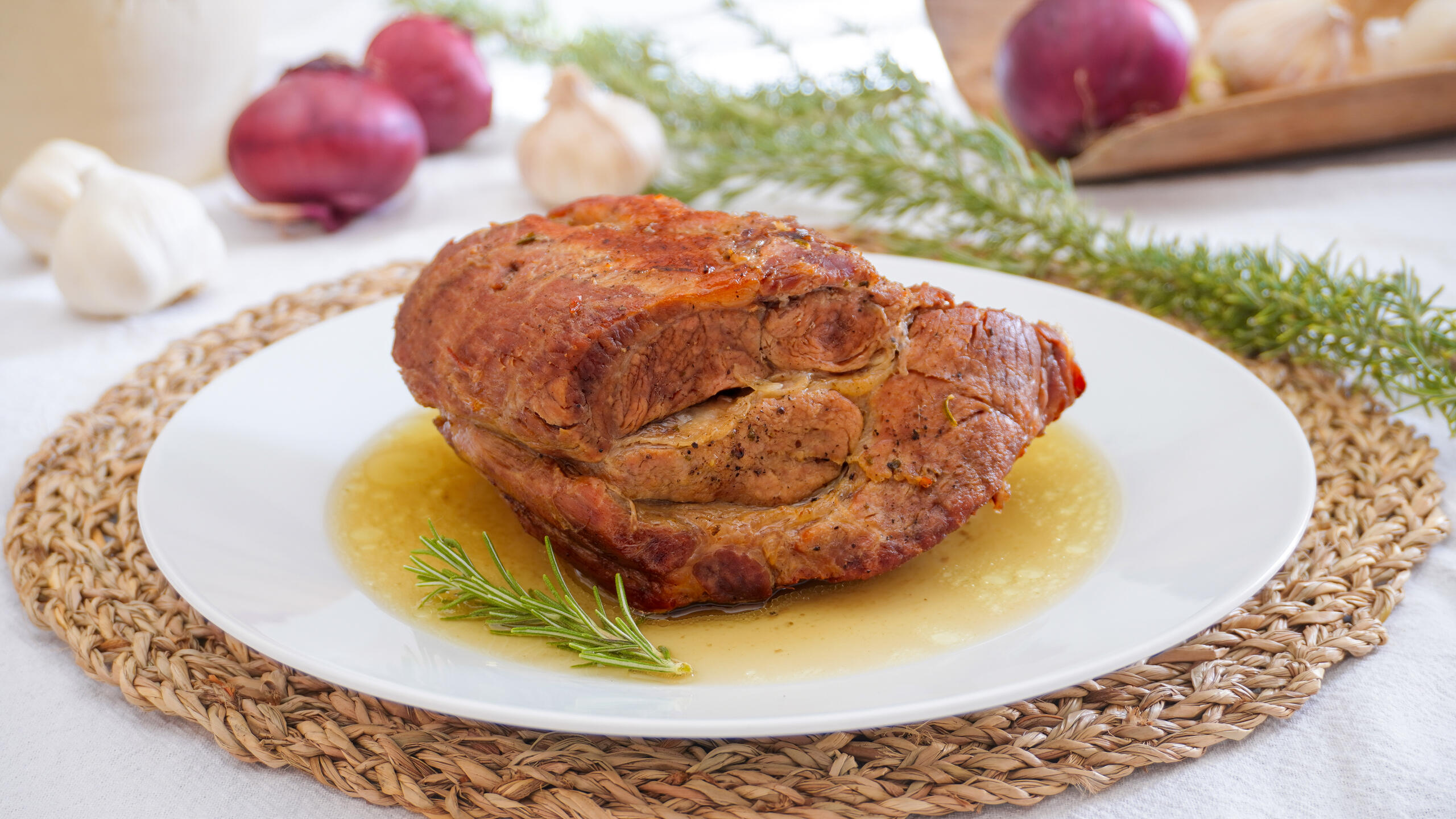 Échine de porc au four