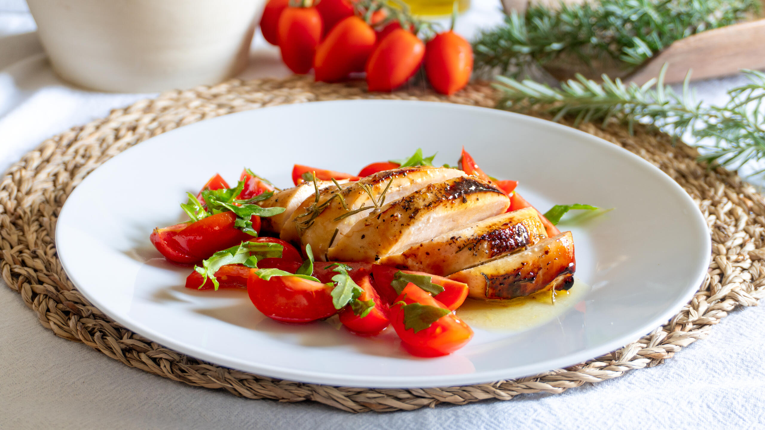 Émincé de poulet à la friteuse à air