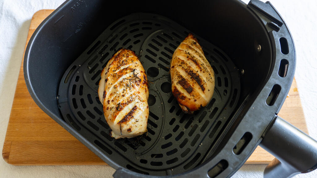 Émincé de poulet à la friteuse à air - étape 5