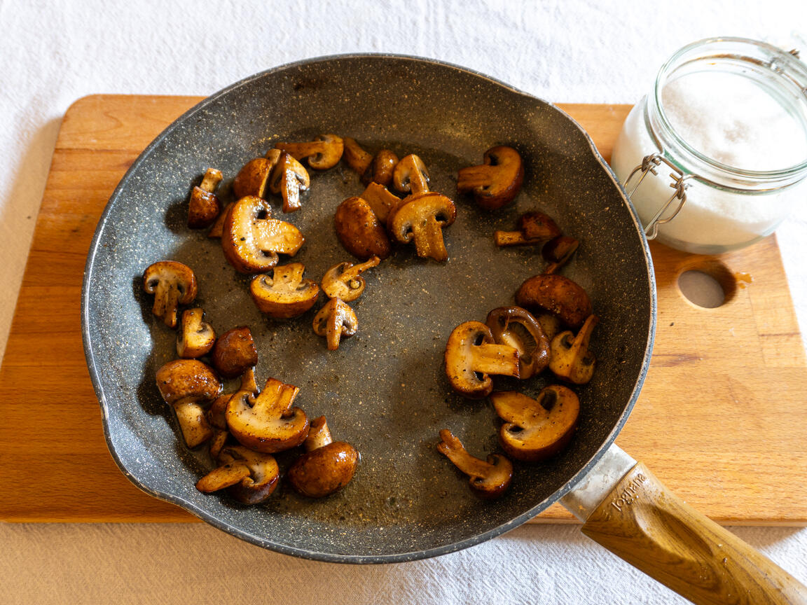 Filet de porc aux champignons - étape 6
