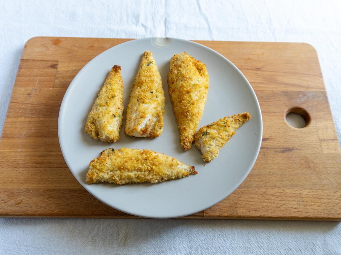 Filets de grondin dans la friteuse à air - étape 5
