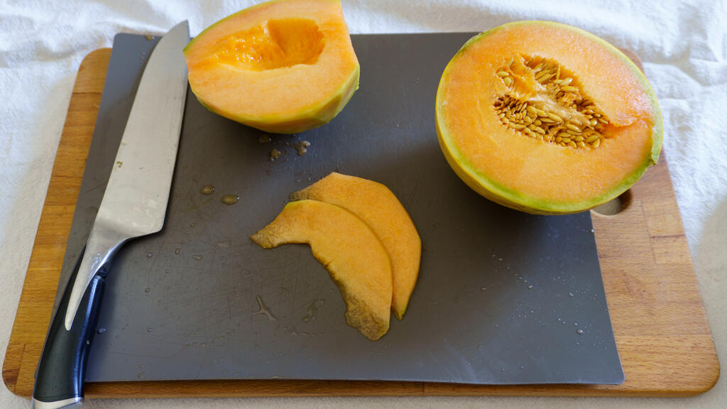 Gâteau au melon - étape 1