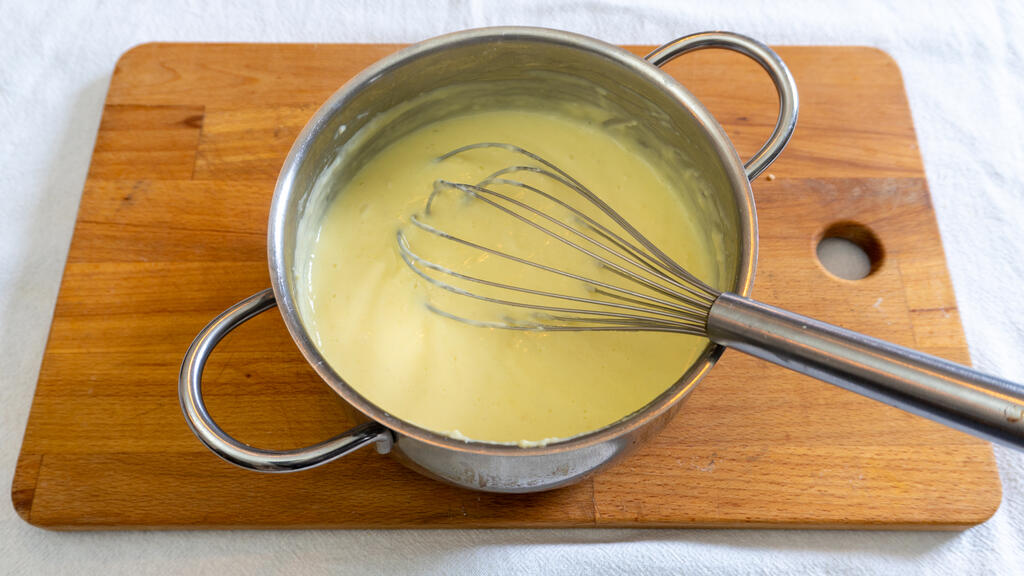 Gâteau émietté à la crème - étape 2