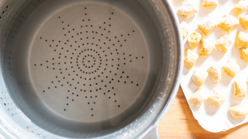 Gnocchis de courge à la fondue de parmesan