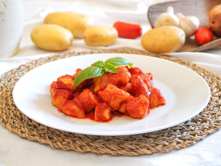 Gnocchis de pommes de terre à la sauce tomate