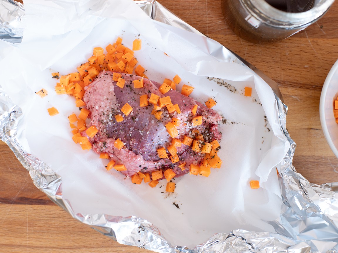 Joue de porc au miel - étape 2