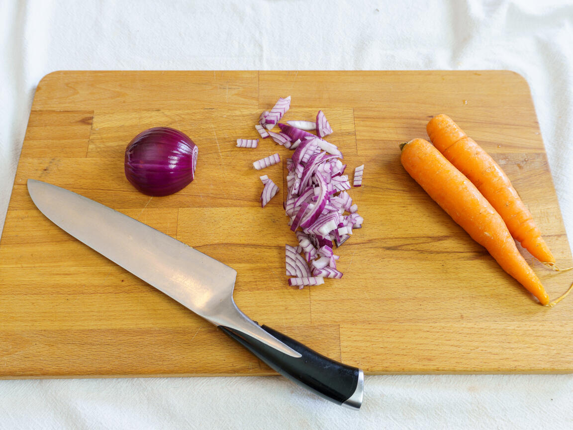Joue de porc au vin rouge - étape 1