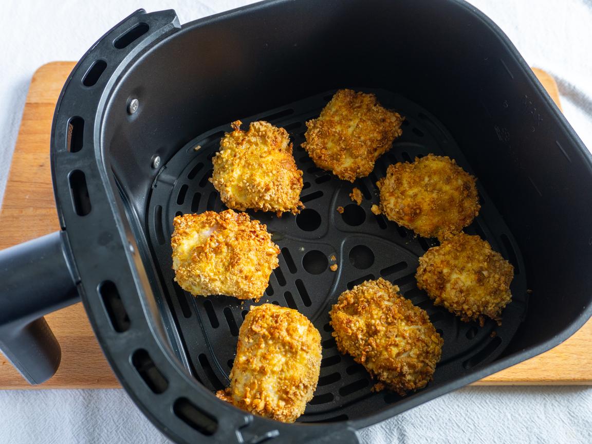 Nuggets de poulet à la friteuse à air - étape 8