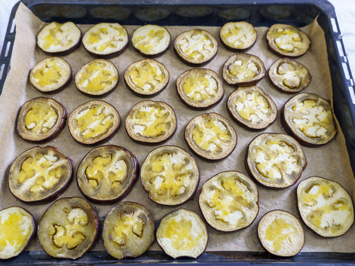 Parmigiana d'aubergines au four - étape 2