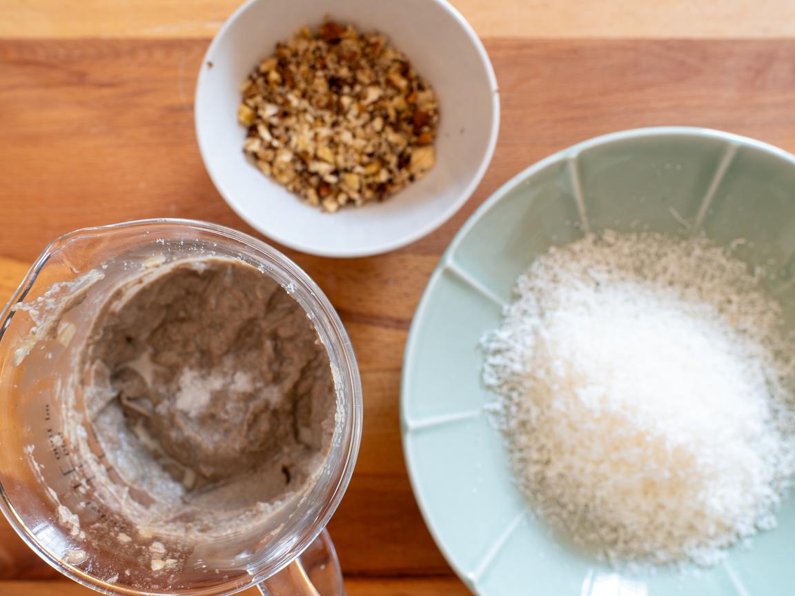 Pâtes à la crème de champignons et de noix - étape 5