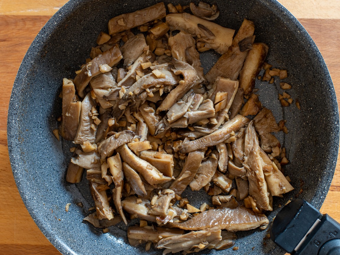 Pâtes aux champignons Pleurotus - étape 5