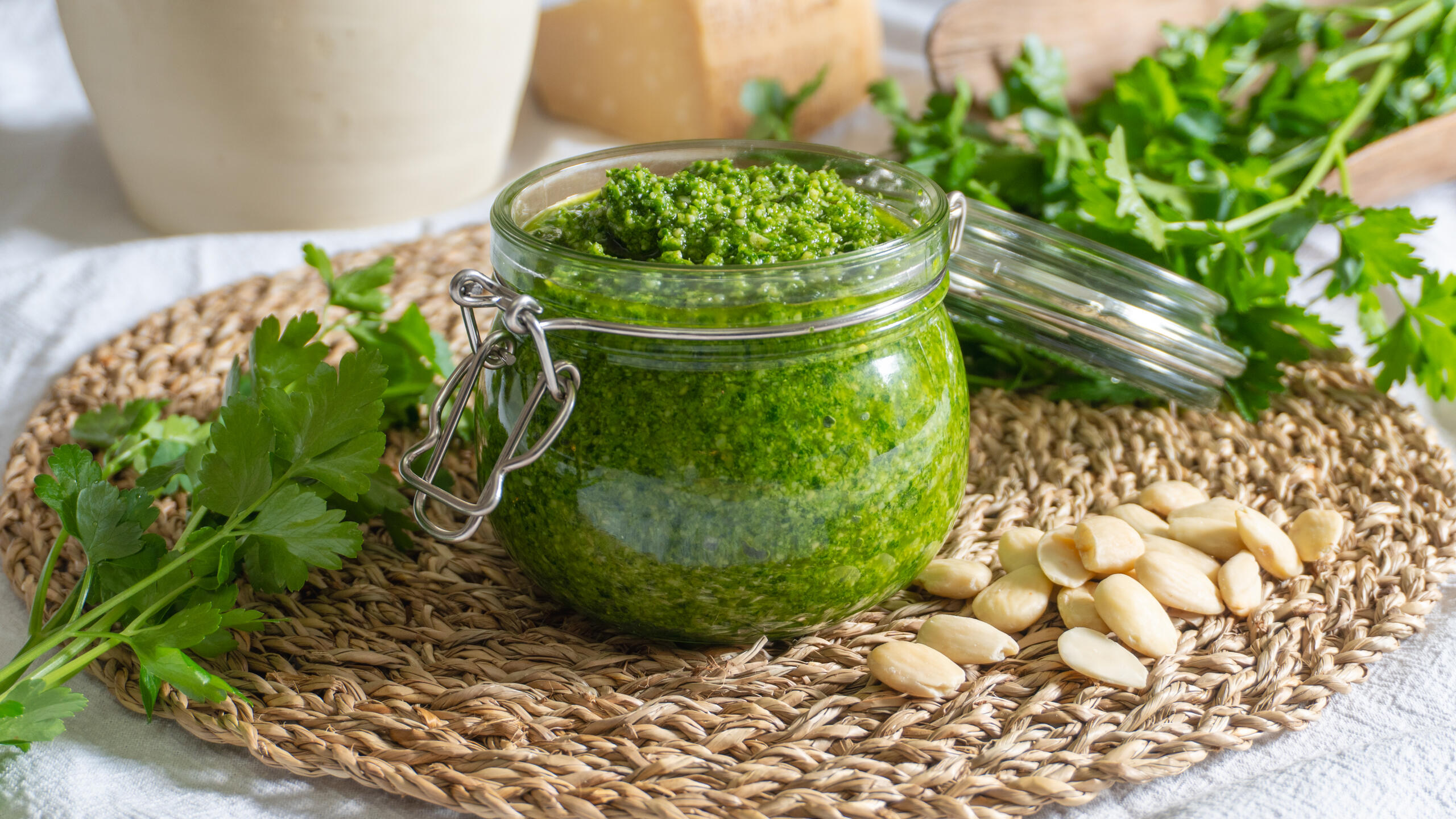 Pesto de persil et amandes
