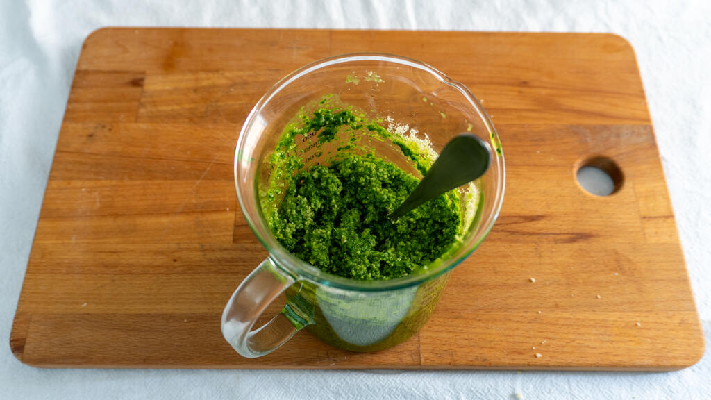 Pesto de persil et amandes - étape 4