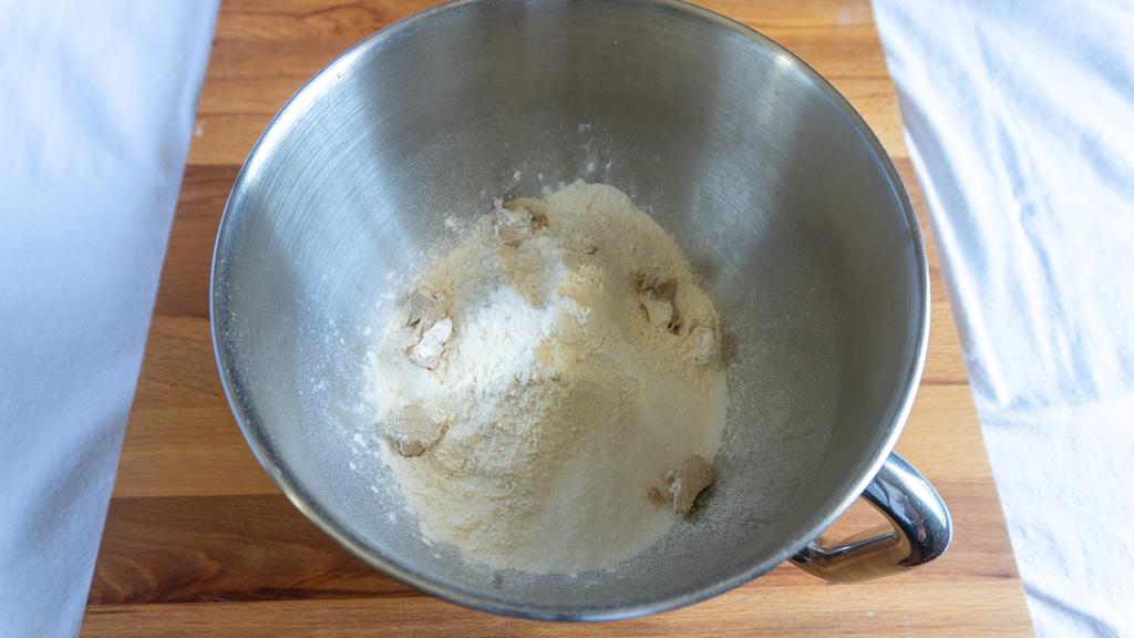 Petits pains pour hamburger - étape 1