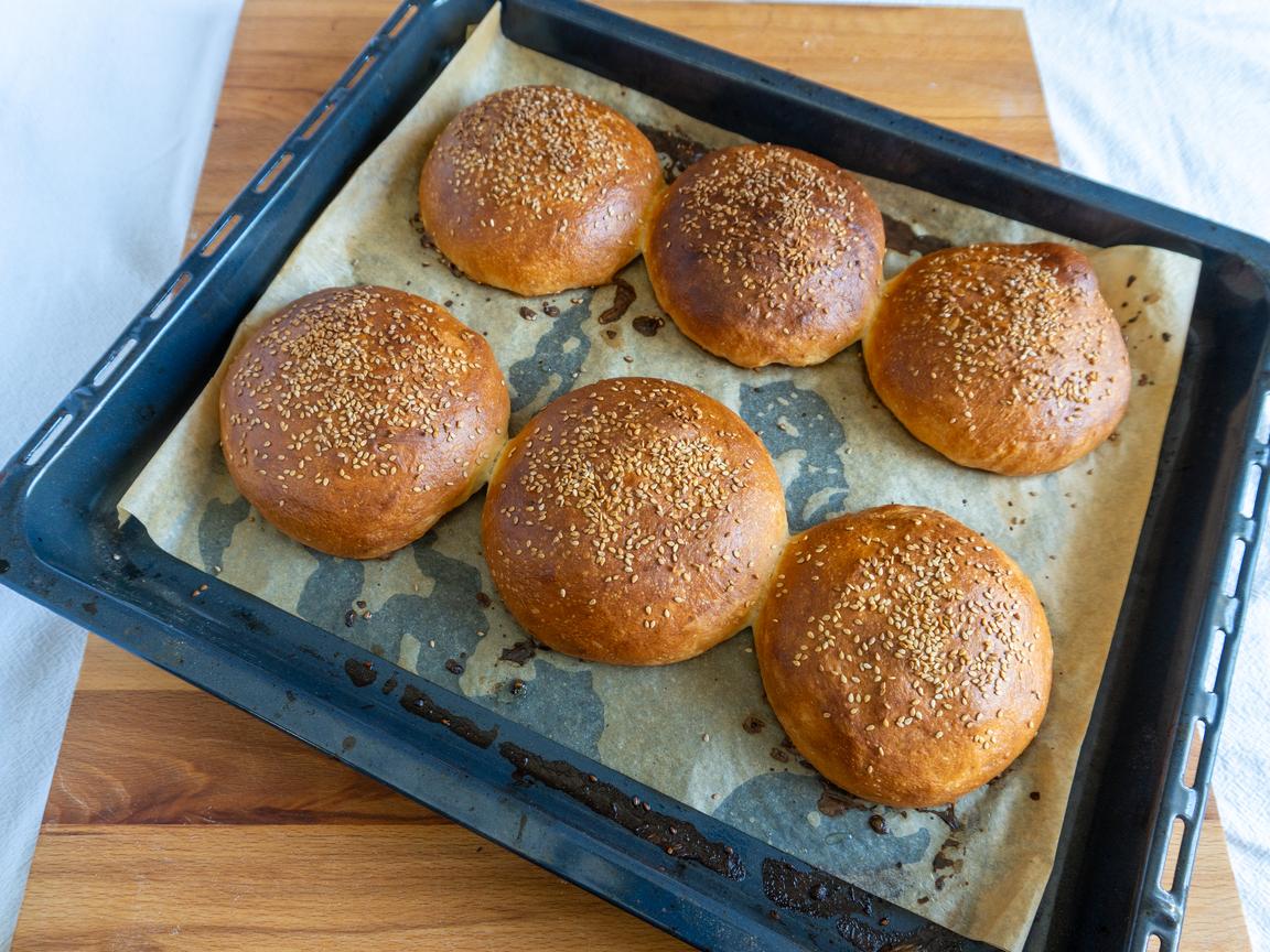 Petits pains pour hamburger - étape 6