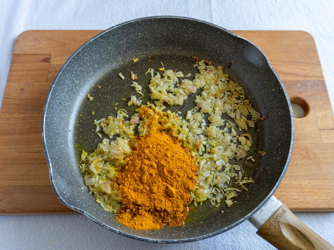 Poulet au curry - étape 4