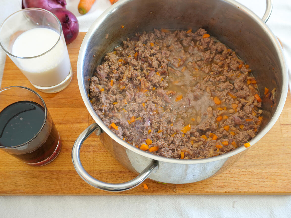 Ragù à la Bolognaise - étape 5
