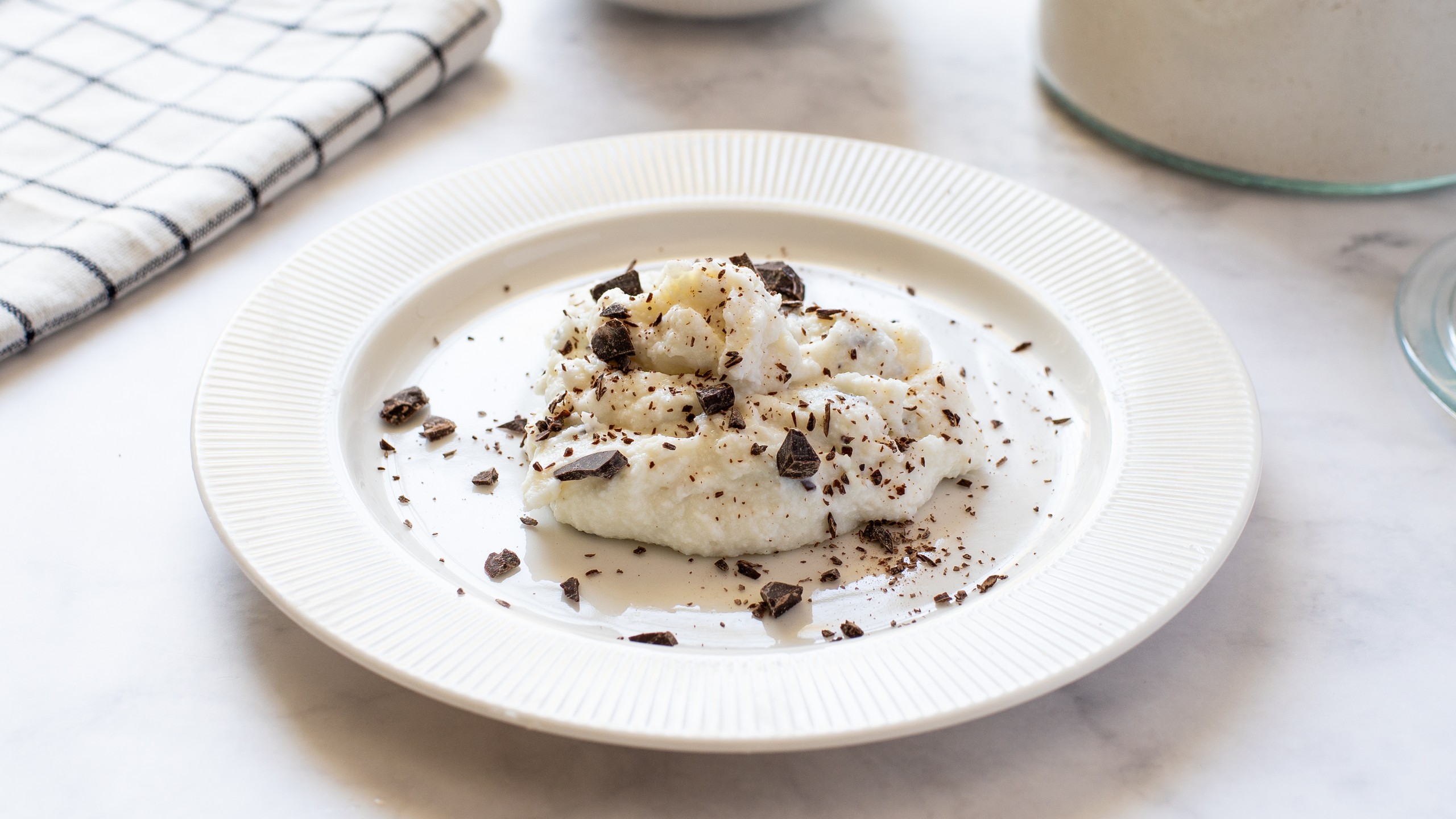 Ricotta sucrée au chocolat