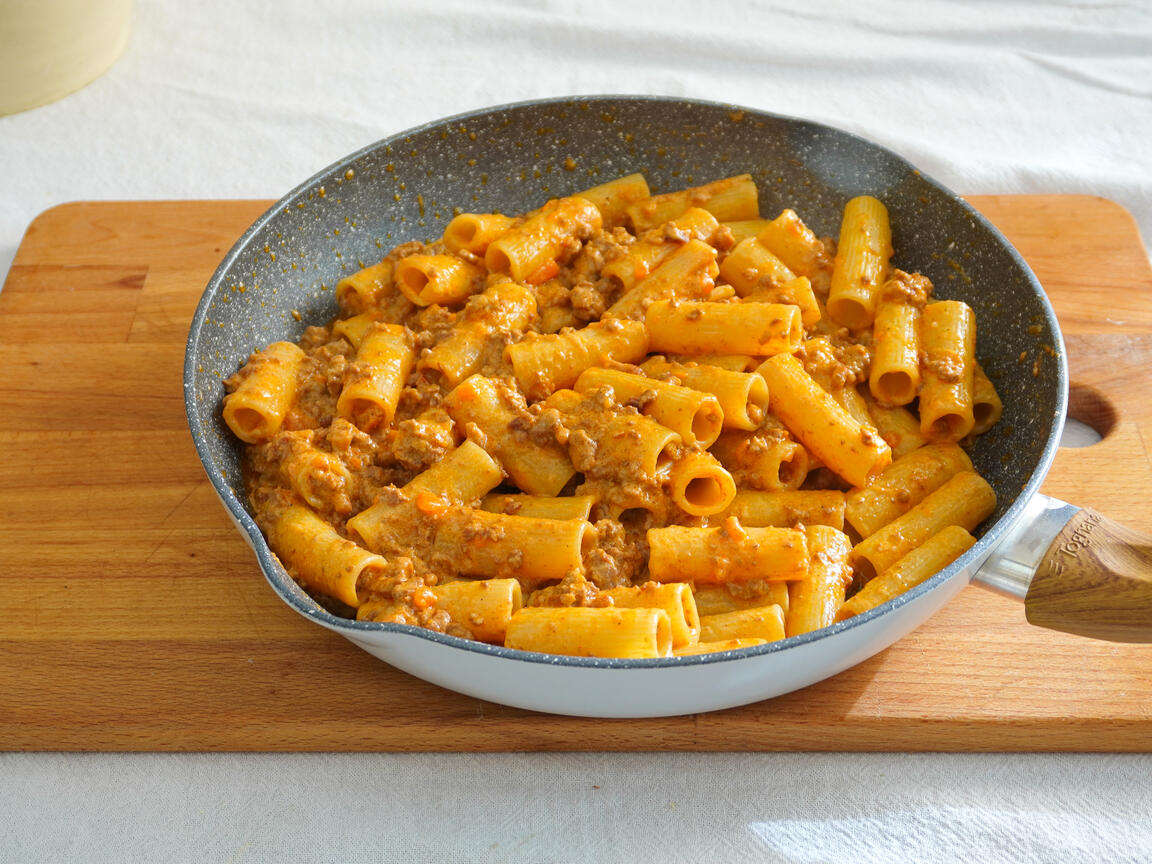 Rigatoni gratinés - étape 3