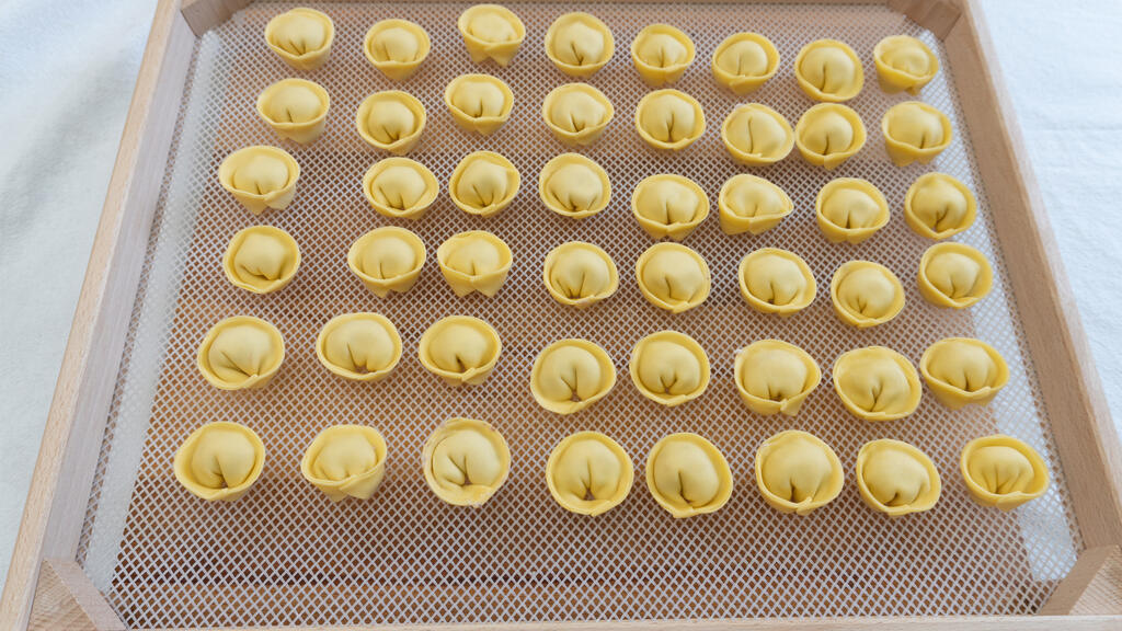 Tortelli de poisson au pesto de roquette - étape 6