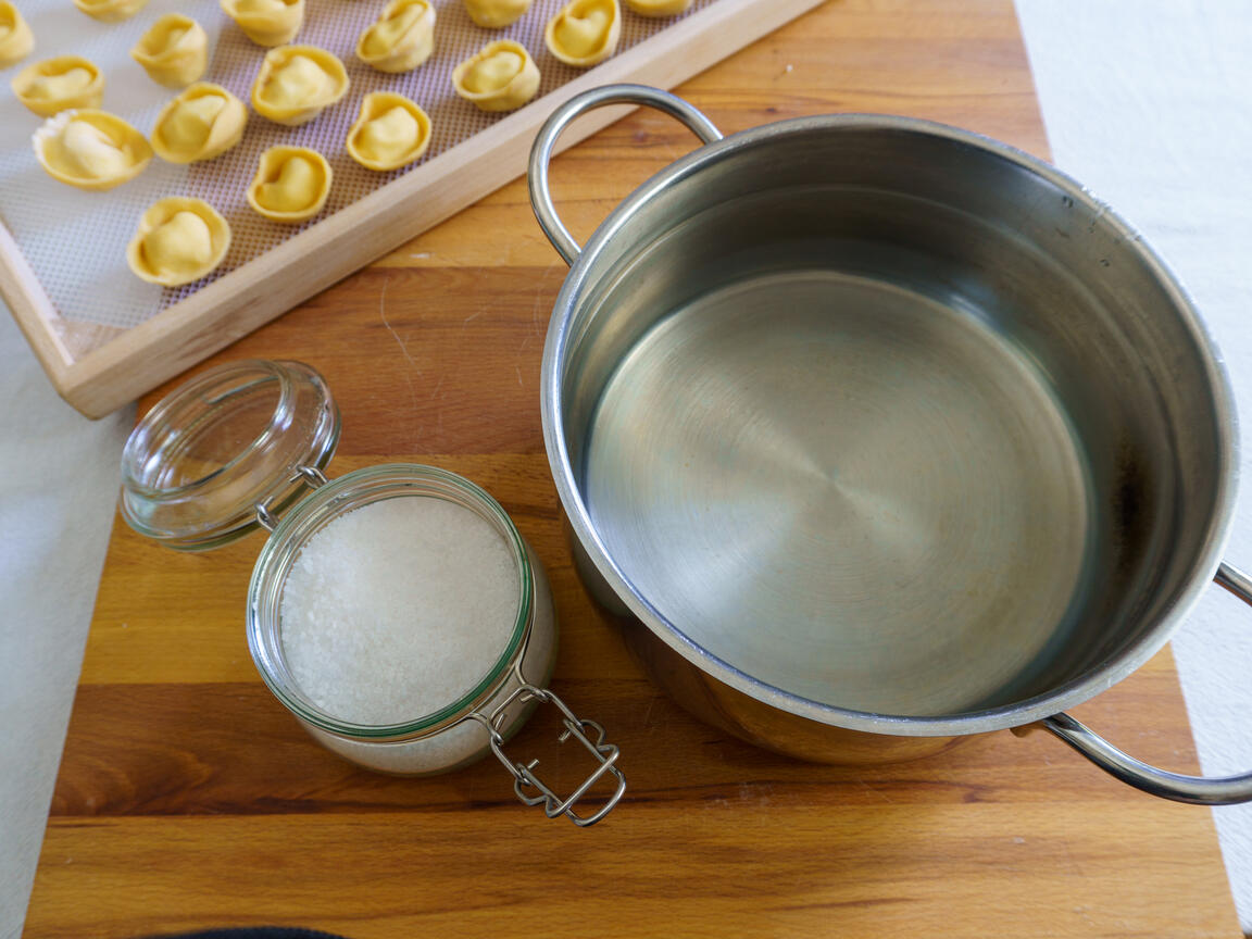 Tortelloni beurre et sauge - étape 5