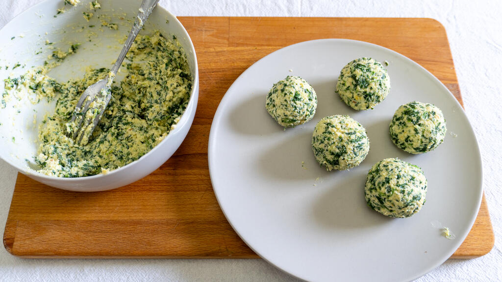 Boulettes aux épinards et à la ricotta