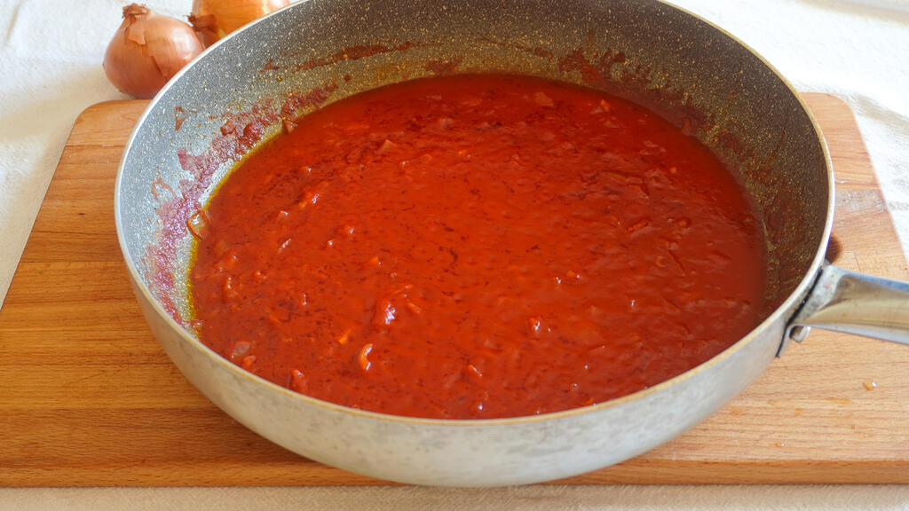 Calamarata au crabe bleu