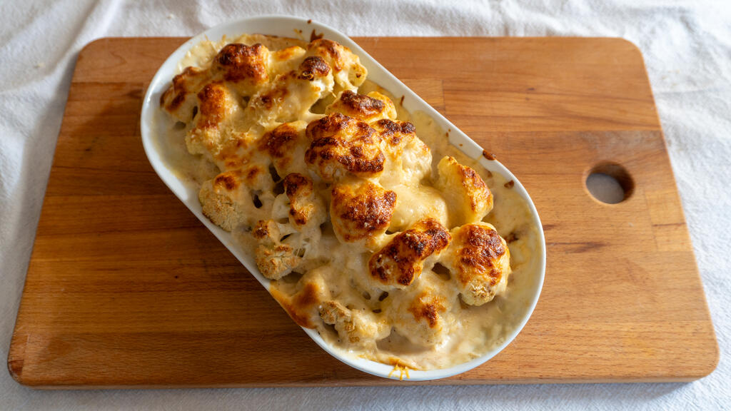 Chou-fleur gratiné avec béchamel