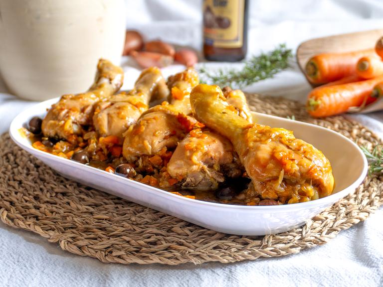 Cuisses de poulet à la bière