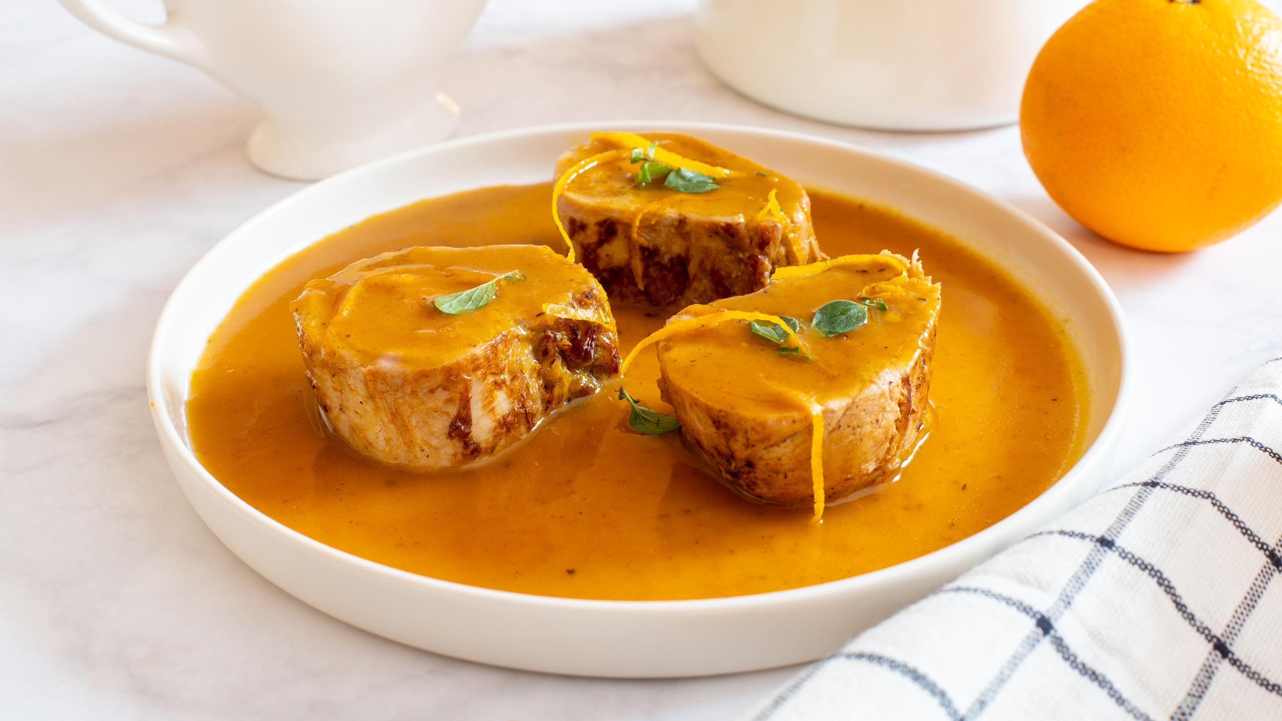 Filet de porc à l’orange