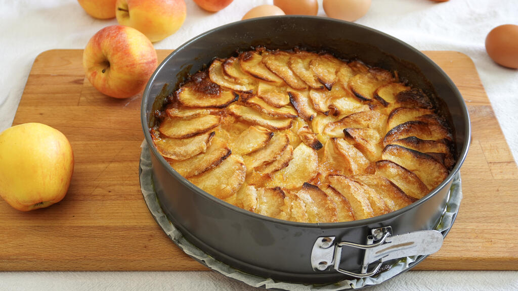 Gâteau aux pommes à l'huile d'olive