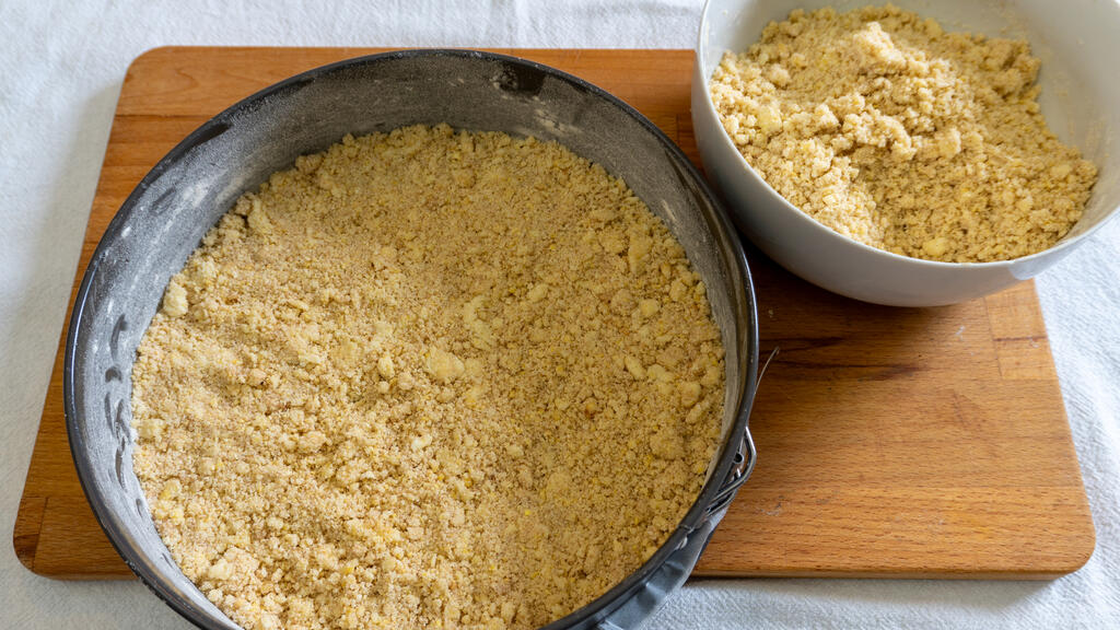 Gâteau émietté à la crème