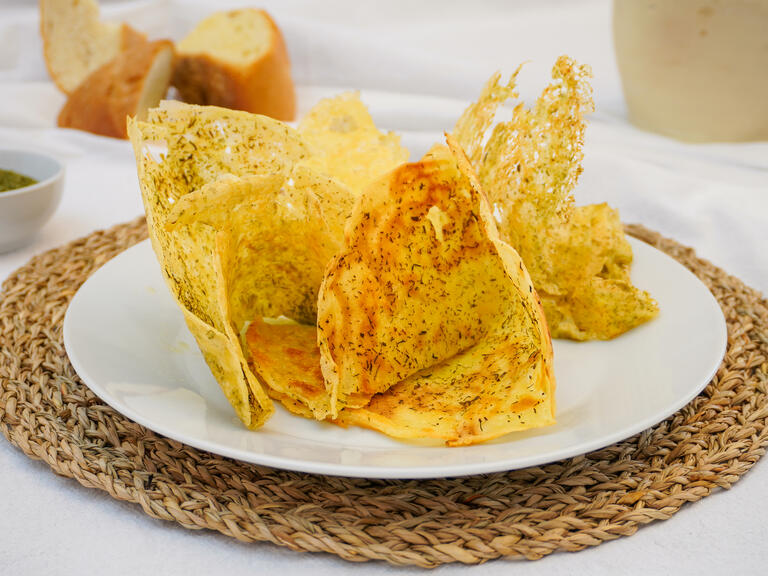 Gaufrettes de pain épicées