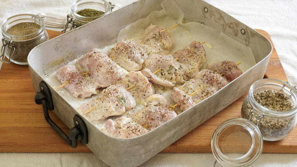 Poulet à la moutarde et au yaourt