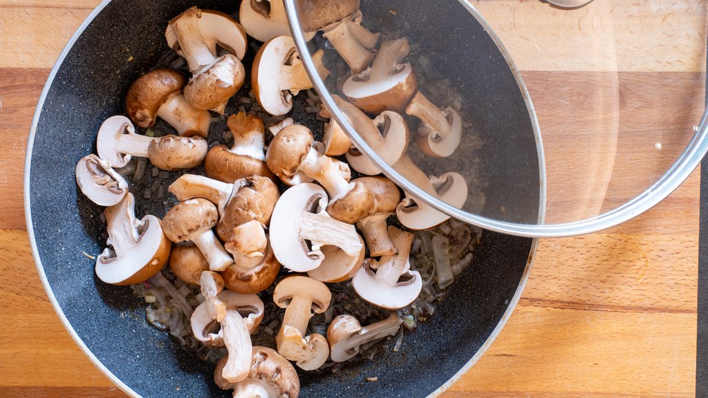 Poulet aux champignons