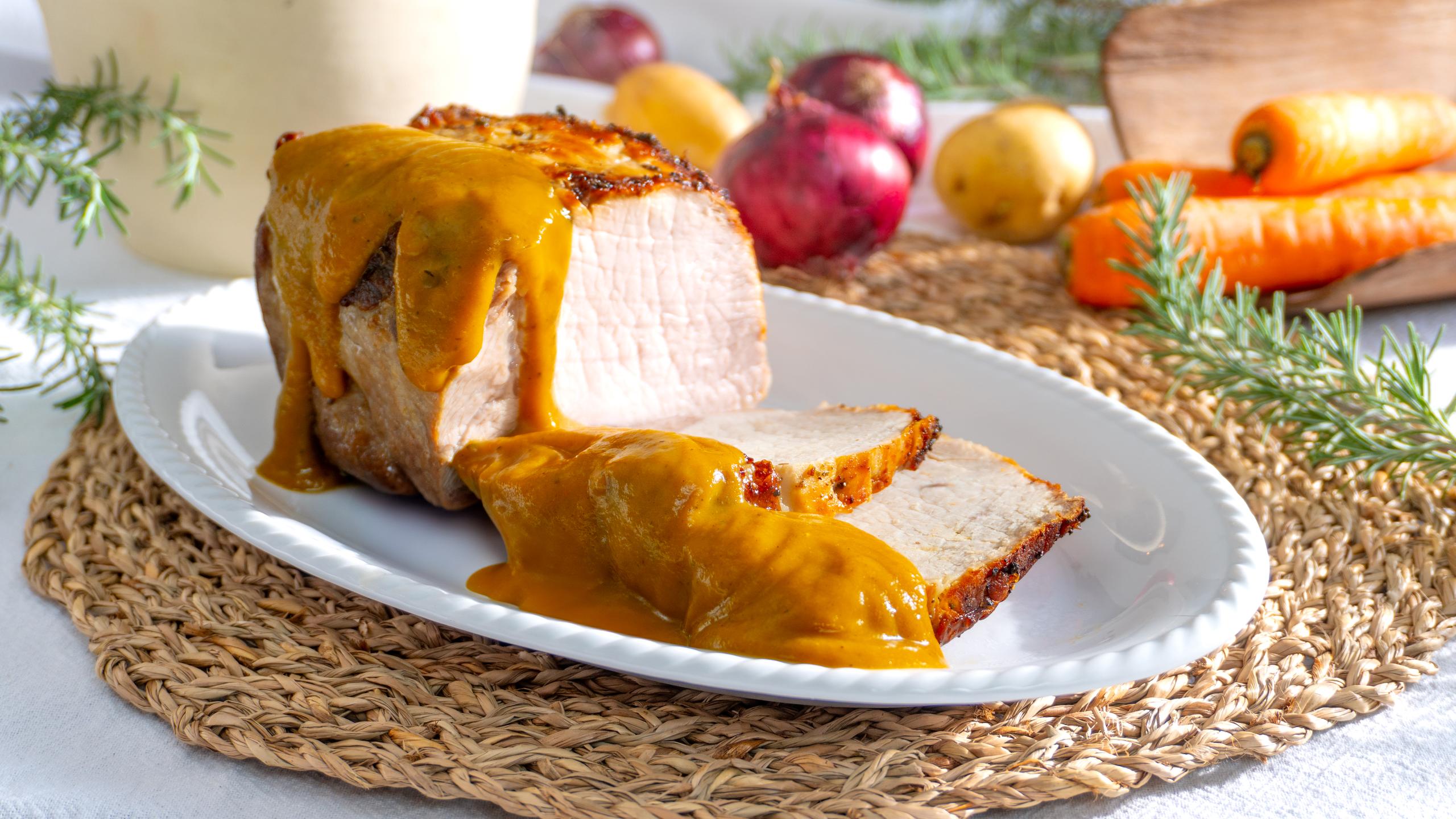 Rôti de porc au four