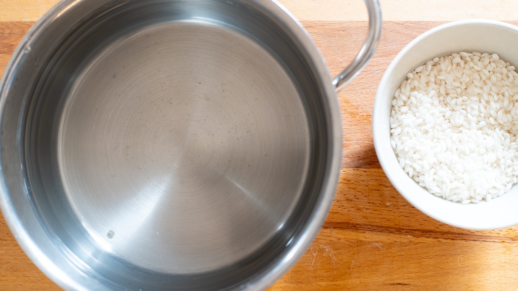 Timbale de riz aux petits pois