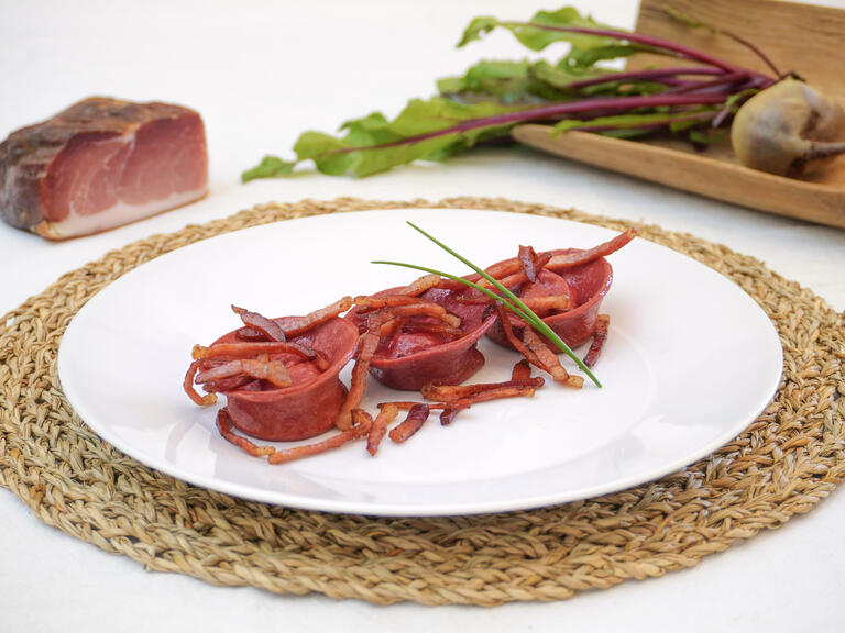 Tortelli ricotta et speck