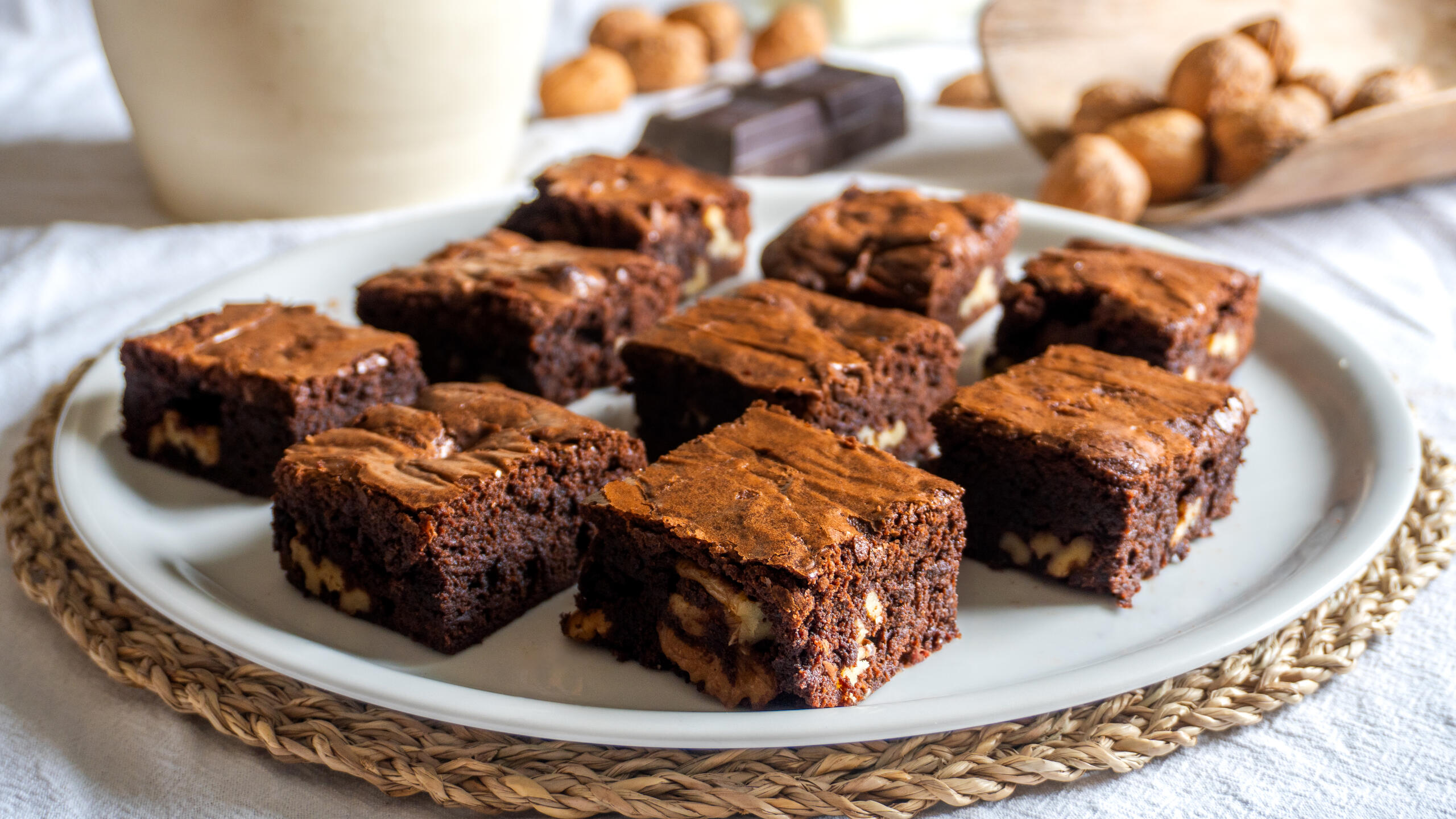 Brownies al cioccolato e noci