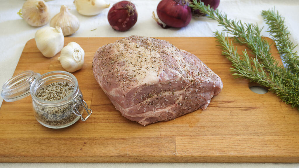 Coppa di maiale al forno - passo 1