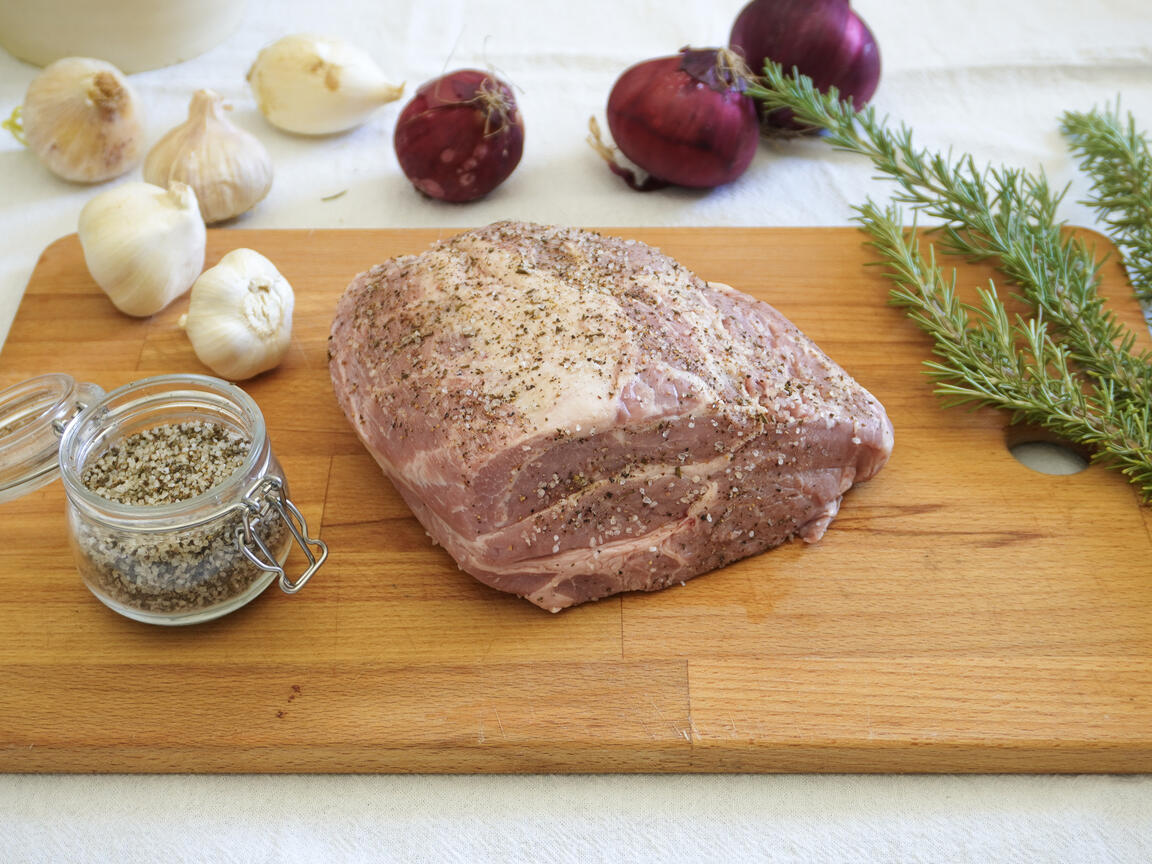 Coppa di maiale al forno - passo 1