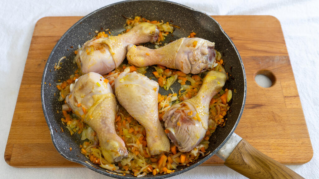 Cosce di pollo alla birra - passo 2