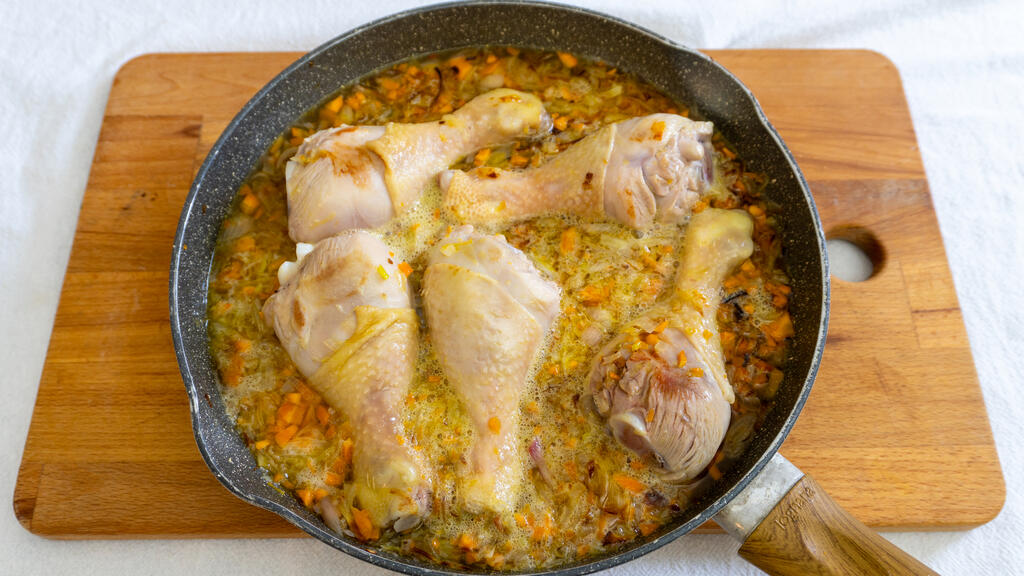Cosce di pollo alla birra - passo 3